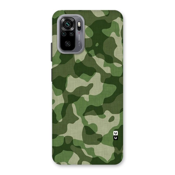 Camouflage Pattern Art Back Case for Redmi Note 10