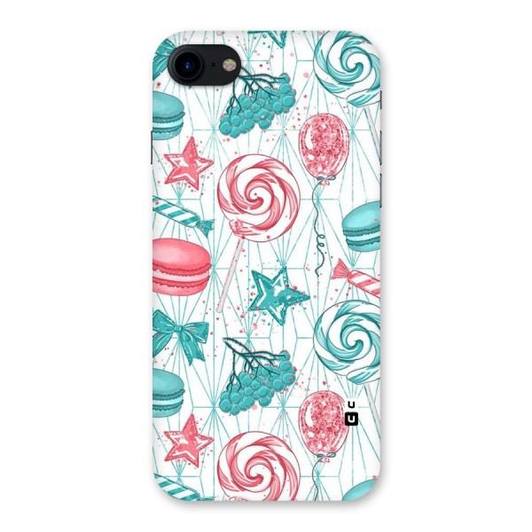 Candies And Macroons Back Case for iPhone SE 2020