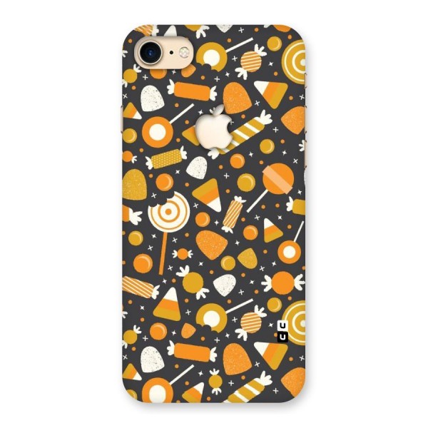 Candies Pattern Back Case for iPhone 7 Apple Cut