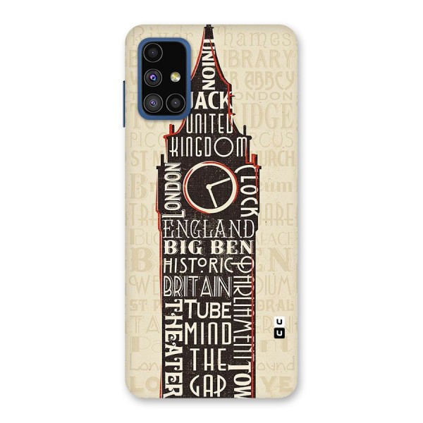 Cap City Design Back Case for Galaxy M51