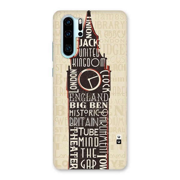 Cap City Design Back Case for Huawei P30 Pro