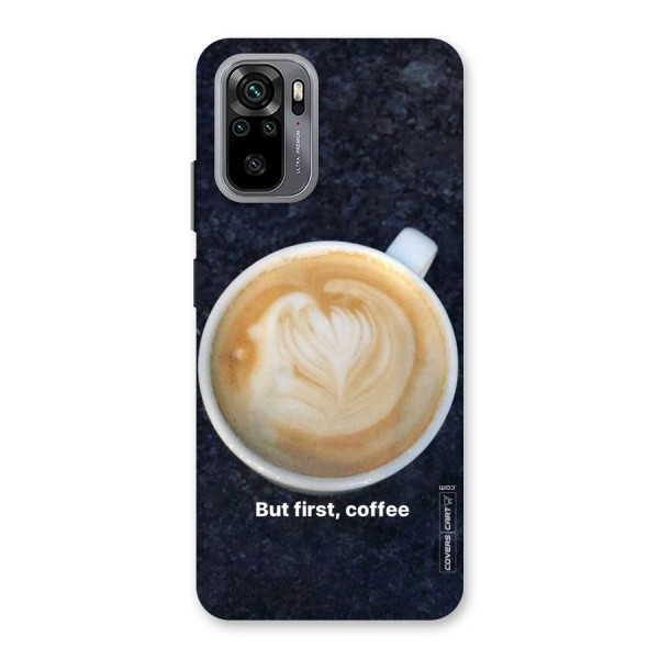 Cappuccino Coffee Back Case for Redmi Note 10