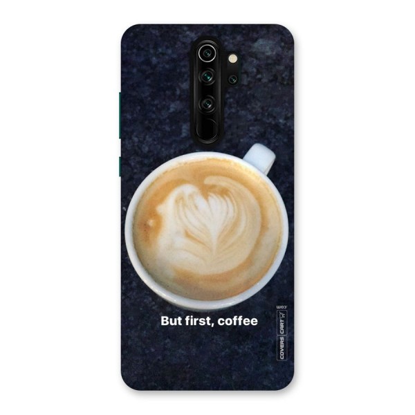 Cappuccino Coffee Back Case for Redmi Note 8 Pro