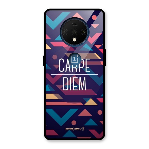 Carpe Diem Glass Back Case for OnePlus 7T