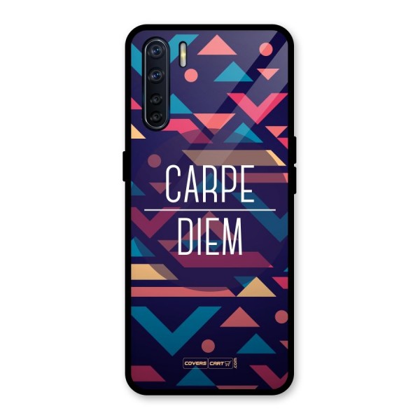 Carpe Diem Glass Back Case for Oppo F15