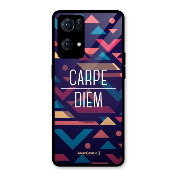 Carpe Diem Glass Back Case for Oppo Reno7 Pro 5G