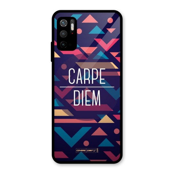 Carpe Diem Glass Back Case for Poco M3 Pro 5G