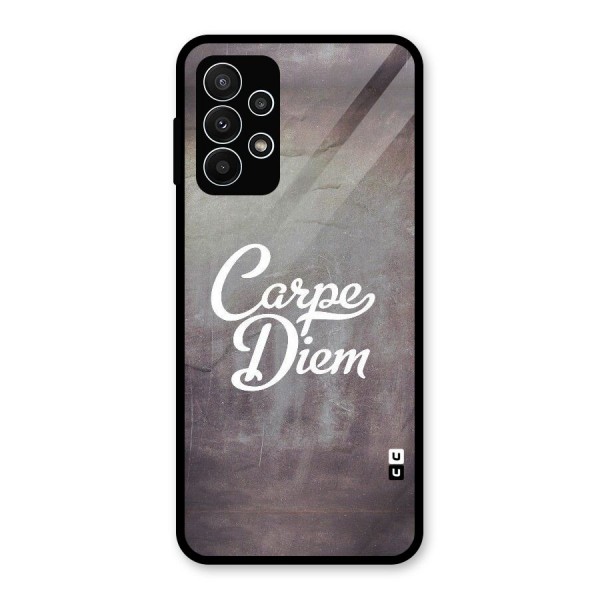 Carpe Diem Rugged Glass Back Case for Galaxy A23