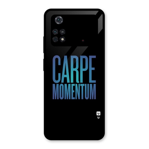 Carpe Momentum Glass Back Case for Poco M4 Pro 4G