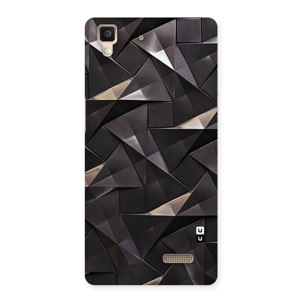 Carved Triangles Back Case for Oppo R7