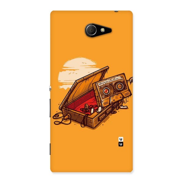 Casette Box Back Case for Sony Xperia M2