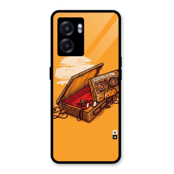 Casette Box Glass Back Case for Oppo K10 (5G)