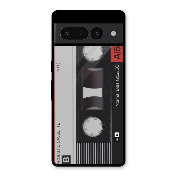 Casette Design Glass Back Case for Google Pixel 7 Pro