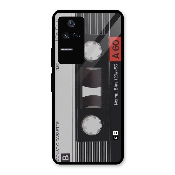 Casette Design Glass Back Case for Poco F4 5G