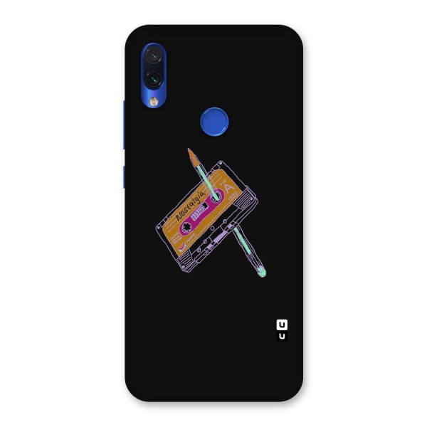 Casette Nostalgia Back Case for Redmi Note 7