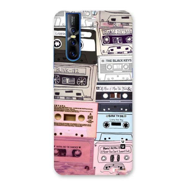 Casette Rolling Back Case for Vivo V15 Pro