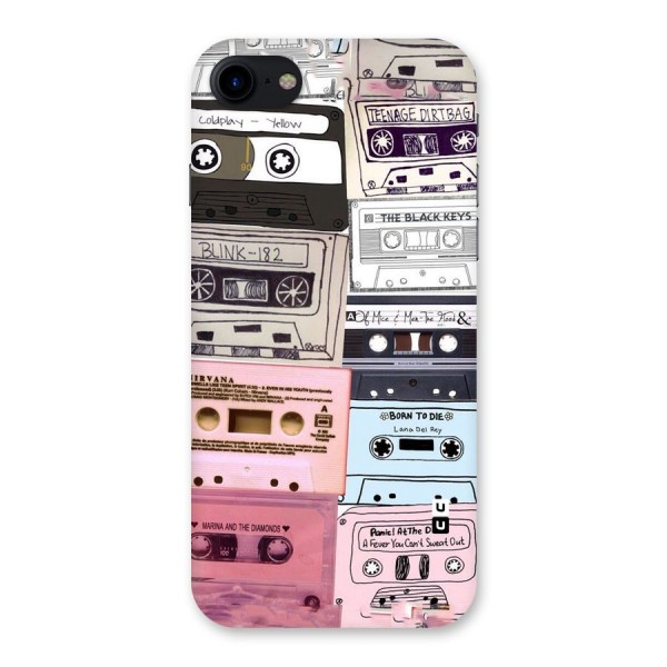 Casette Rolling Back Case for iPhone SE 2020