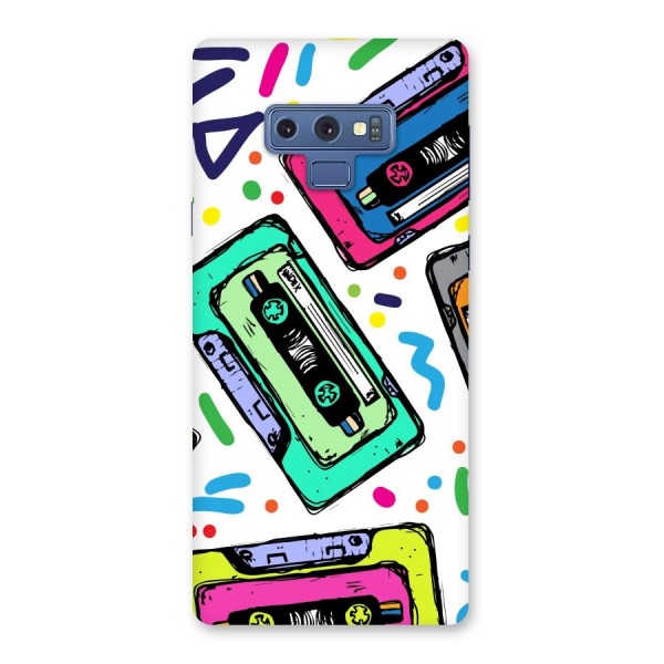 Cassette Pattern Back Case for Galaxy Note 9