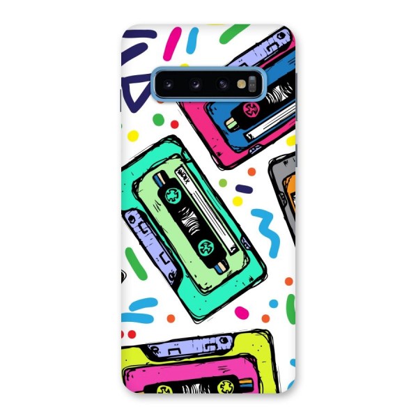 Cassette Pattern Back Case for Galaxy S10