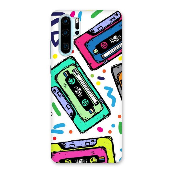 Cassette Pattern Back Case for Huawei P30 Pro