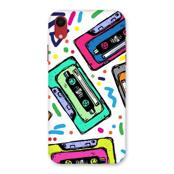 Cassette Pattern Back Case for iPhone XR