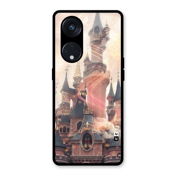 Castle Glass Back Case for Reno8 T 5G