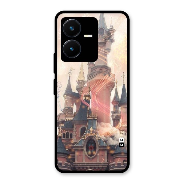 Castle Glass Back Case for Vivo Y22