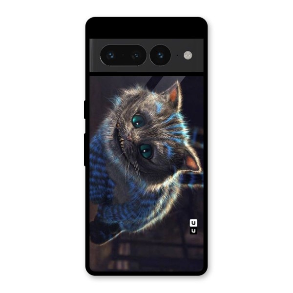 Cat Smile Glass Back Case for Google Pixel 7 Pro