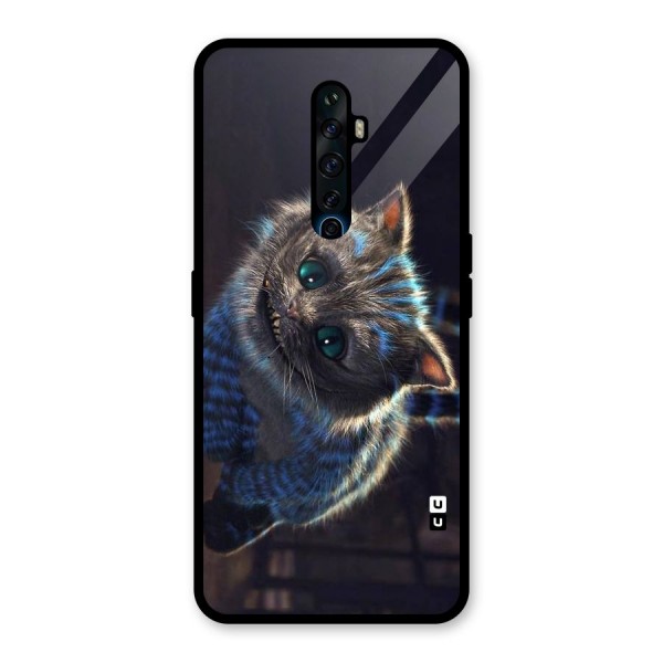 Cat Smile Glass Back Case for Oppo Reno2 Z