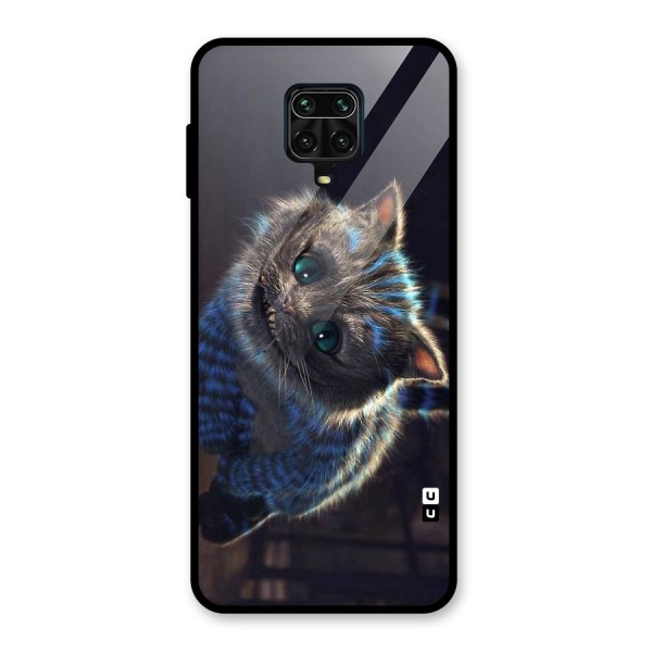 Cat Smile Glass Back Case for Redmi Note 9 Pro