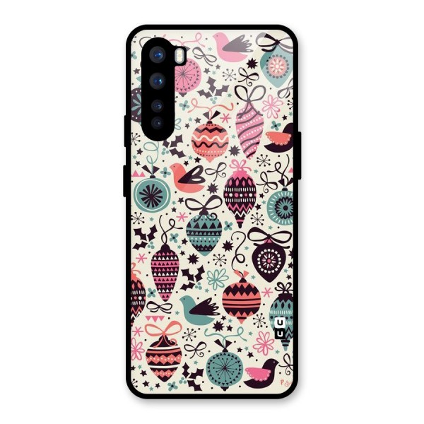 Celebration Pattern Glass Back Case for OnePlus Nord