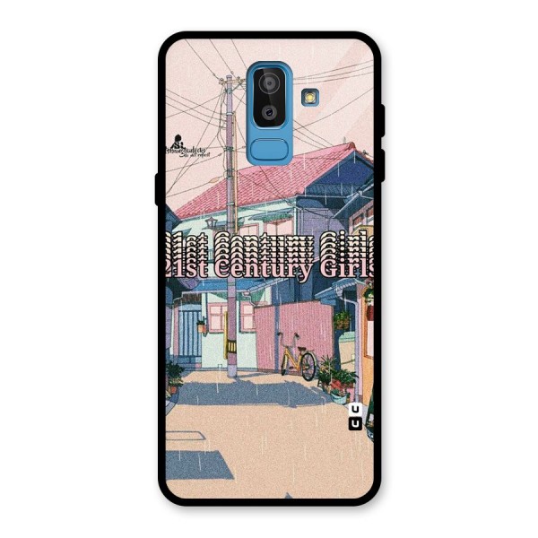 Century Girls Glass Back Case for Galaxy J8