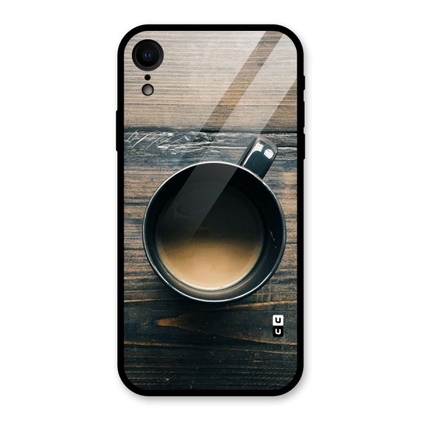 Chai On Wood Glass Back Case for XR