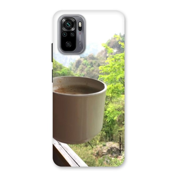 Chai With Mountain View Back Case for Redmi Note 10