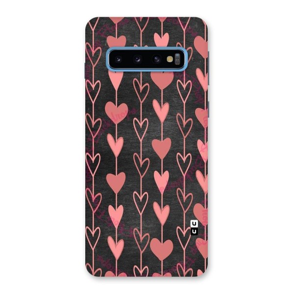 Chain Of Hearts Back Case for Galaxy S10