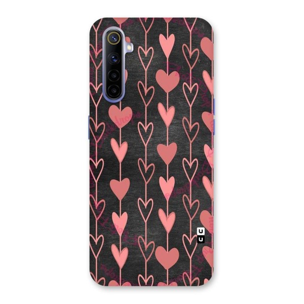 Chain Of Hearts Back Case for Realme 6