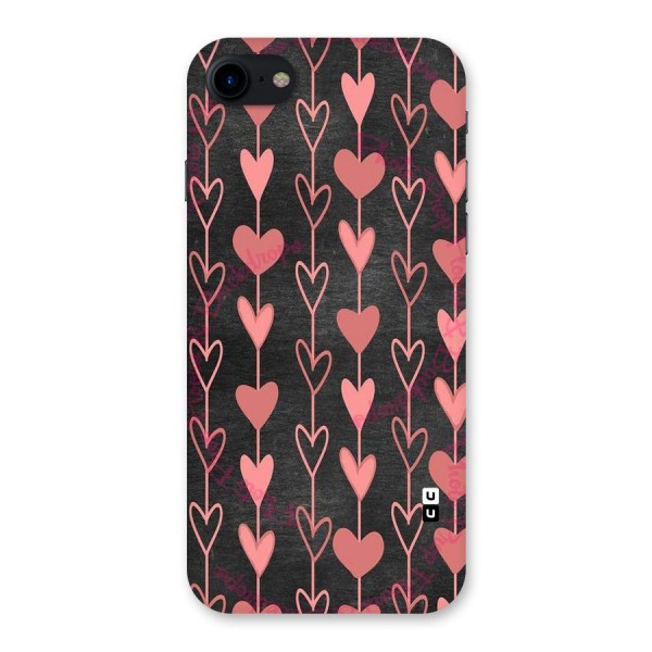 Chain Of Hearts Back Case for iPhone SE 2020