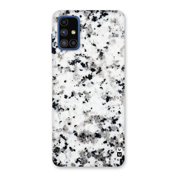 Charcoal Spots Marble Back Case for Galaxy M51