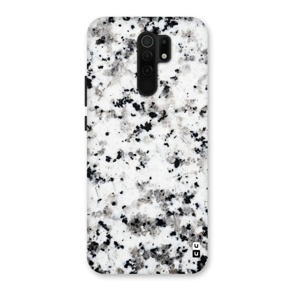 Charcoal Spots Marble Back Case for Redmi 9 Prime