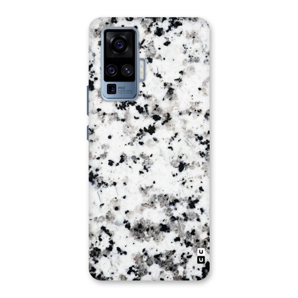 Charcoal Spots Marble Back Case for Vivo X50 Pro