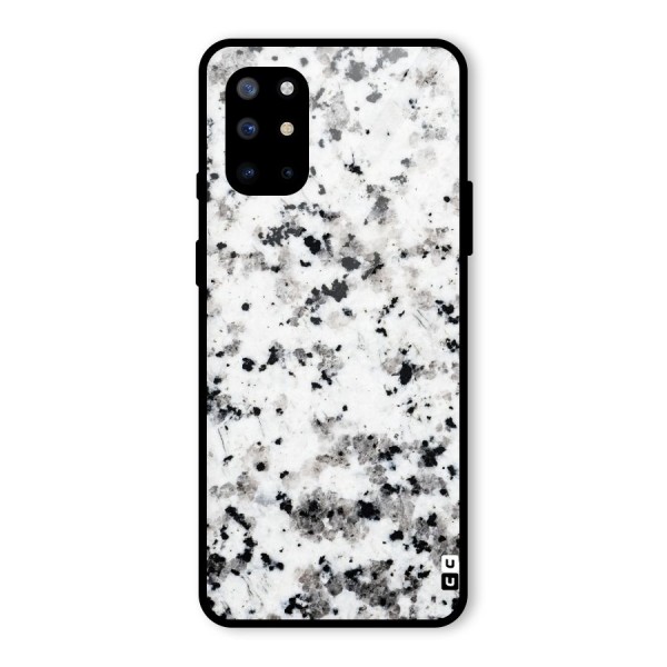 Charcoal Spots Marble Glass Back Case for OnePlus 8T