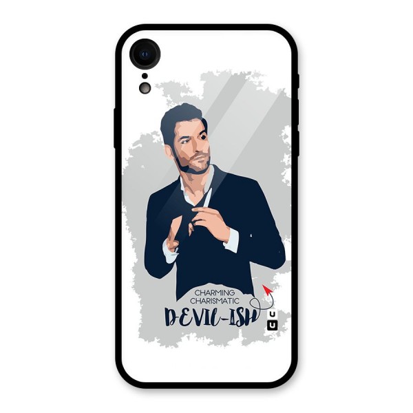 Charming Charismatic Lucifer Glass Back Case for XR