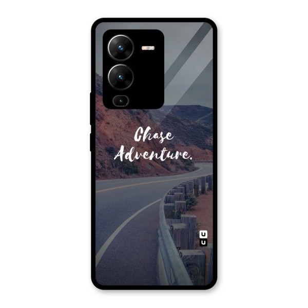 Chase Adventure Glass Back Case for Vivo V25 Pro