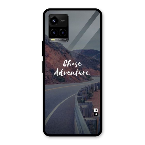 Chase Adventure Glass Back Case for Vivo Y21 2021