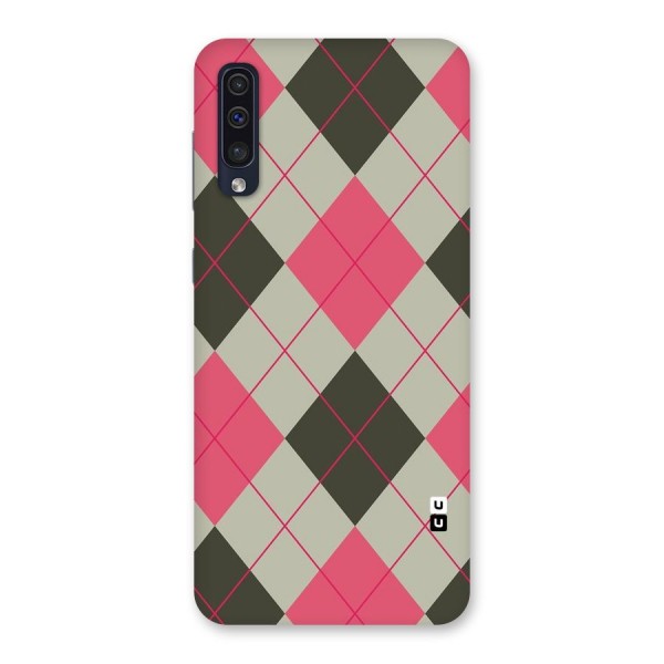 Check And Lines Back Case for Galaxy A50