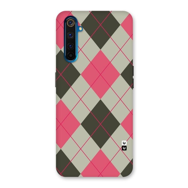 Check And Lines Back Case for Realme 6 Pro