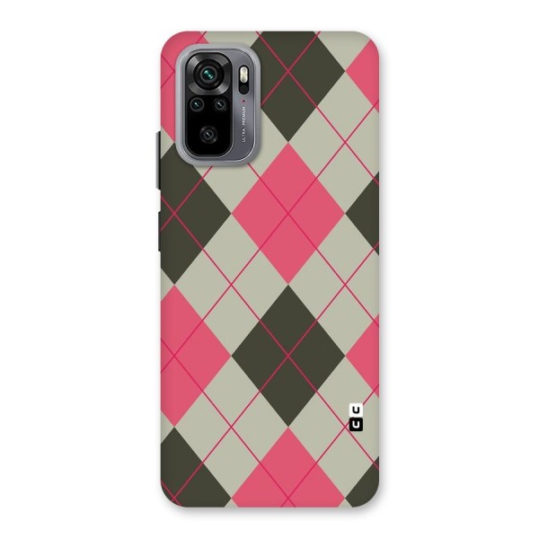 Check And Lines Back Case for Redmi Note 10