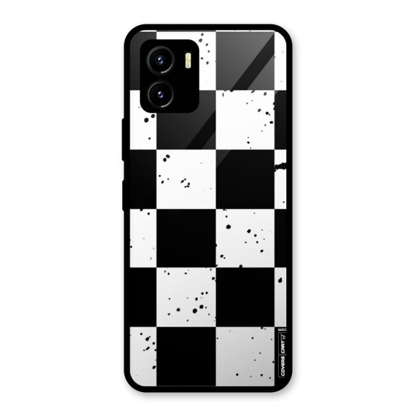 Check Mate Glass Back Case for Vivo Y15s