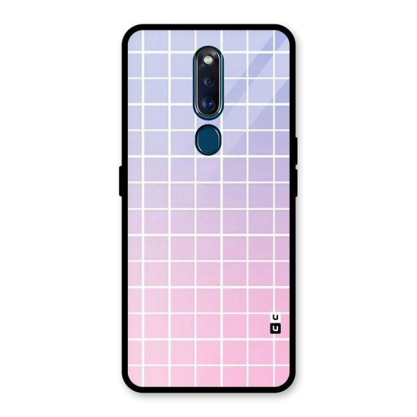 Check Shades Glass Back Case for Oppo F11 Pro