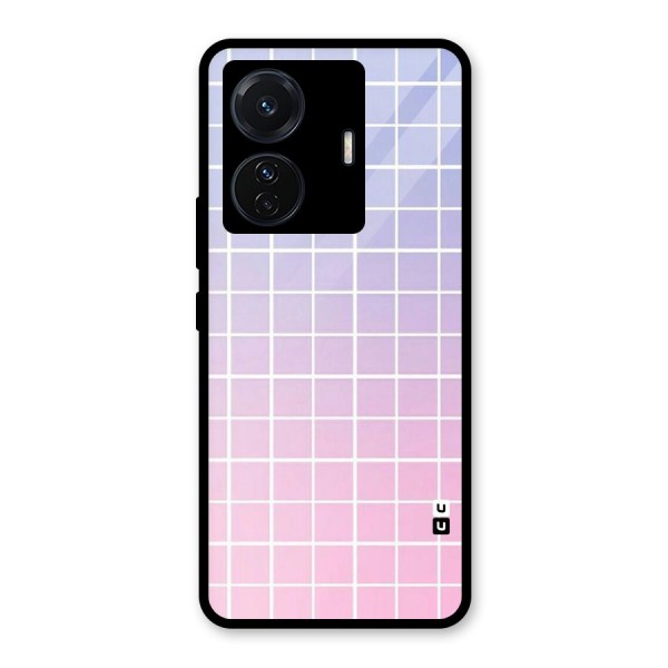 Check Shades Glass Back Case for Vivo T1 Pro